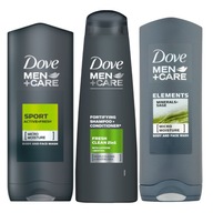 Dove Men sprchový gél 2x250ml + šampón 400ml