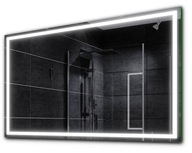 Osvetlené LED zrkadlo do kúpeľne 90x90 - ATLANTA Osvetlené LED zrkadlo do kúpeľne 90x90 - ATLANTA