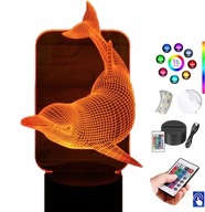 Delfin 16-farebná stolová lampa LED PLEXIDO Delfin 16-farebná stolová lampa LED PLEXIDO