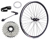 KOLESO 26'' ZADNÉ ALU QR objímka + kazeta SHI HG41 7-st. KOLESO 26'' ZADNÉ ALU QR objímka + kazeta SHI HG41 7-st.