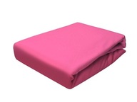 Džersej vypasovaná plachta 160x200 s gumičkou FUCHSIA