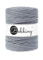 Paličkovaná šnúra Macrame 5mm 100m 3vrstvová oceľ Paličkovaná šnúra Macrame 5mm 100m 3vrstvová oceľ