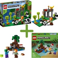 LEGO Minecraft 21158 Panda Nursery + LEGO Minecraft 21240 SET Mokrade