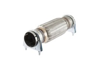 Flexibilný konektor, výfukový flexibilný konektor, tlmič vibrácií 63x300, so svorkami Flexibilný konektor, výfukový flexibilný konektor, tlmič vibrácií 63x300, so svorkami