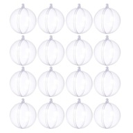 Transparent Sphere Transparentné vianočné ozdoby 24 ks