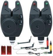 2x BITE ALARM 2x SWINGER LED GROUND SET.