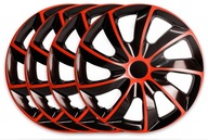 14-palcové kryty kolies auta Quad Red 14-palcové kryty kolies auta Quad Red