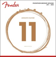 Struny pre akustickú gitaru Fender 60CL 11-52 Struny pre akustickú gitaru Fender 60CL 11-52