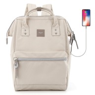 Dámsky batoh Himawari Sorrel HM1881 na 13,3 cm notebook s USB béžovým Dámsky batoh Himawari Sorrel HM1881 na 13,3 cm notebook s USB béžovým