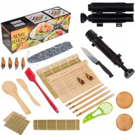 SÚPRAVA XL SUSHI MAKER S KOLÁČKOU TYČKY PRÍSLUŠENSTVO K NOŽI SÚPRAVA XL SUSHI MAKER S KOLÁČKOU TYČKY PRÍSLUŠENSTVO K NOŽI