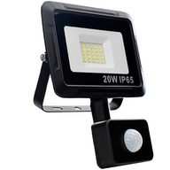 HALOGÉNOVÉ SVETLO LED SO SNÍMAČOM POHYBU SÚMRAK IP65 20W HALOGÉNOVÉ SVETLO LED SO SNÍMAČOM POHYBU SÚMRAK IP65 20W