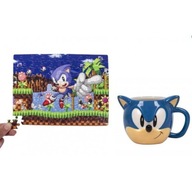Sonic the Hedgehog 3D keramický hrnček 250 ml + 100 dielne puzzle Sonic the Hedgehog 3D keramický hrnček 250 ml + 100 dielne puzzle