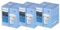 PHILIPS SET 3x GU10 LED žiarovka 4,9W = 50W 6500K STUDENÁ 120° 550lm 230V PHILIPS SET 3x GU10 LED žiarovka 4,9W = 50W 6500K STUDENÁ 120° 550lm 230V