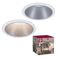 Zápustné svietidlo OCZKO COLE GU10 max 10W 230V biela/strieborná matná PL93398 Zápustné svietidlo OCZKO COLE GU10 max 10W 230V biela/strieborná matná PL93398