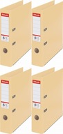 Zakladač A4, ŠIROKÝ, VYZTUŽENÝ, 75 mm, na 500 listov ESSELTE NO.1 BEIGE x4 Zakladač A4, ŠIROKÝ, VYZTUŽENÝ, 75 mm, na 500 listov ESSELTE NO.1 BEIGE x4