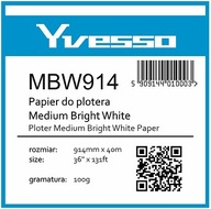 Papier Yvesso Medium Brightwhite 914x40m 100g