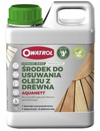 Owatrol AQUANETT 1L odstraňuje oleje z dreva