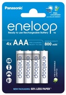 4 AAA BATÉRIE PANASONIC ENELOOP R03 4BL JAPONSKO 4 AAA BATÉRIE PANASONIC ENELOOP R03 4BL JAPONSKO