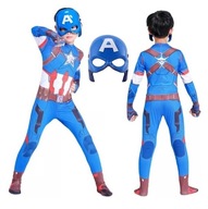 OUTFIT JEDNORÁZOVÝ KROJ MASKY KAPITÁNA AMERIKA NA KARNEVALOVÝ PLES 104/110 OUTFIT JEDNORÁZOVÝ KROJ MASKY KAPITÁNA AMERIKA NA KARNEVALOVÝ PLES 104/110