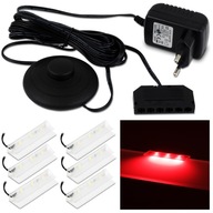 LED SET NA OSVETLENIE SKLENENEJ POLICE, 6 BODOV LED SET NA OSVETLENIE SKLENENEJ POLICE, 6 BODOV