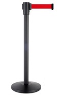 Čierna stužková tyč - v 90 cm / pás 2,25 m