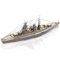 Kusový 3D model kovového puzzle - Bojová loď