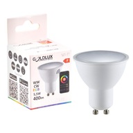 WiFi SMART LED žiarovka GU10 5,5W 400lm 2700K ~ 6500K + RGB TUYA WiFi SMART LED žiarovka GU10 5,5W 400lm 2700K ~ 6500K + RGB TUYA