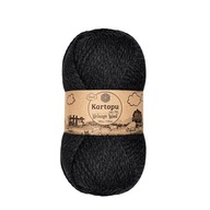 MELANGE WOOL Kartopu K940 / Čierna