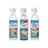 HG profesionálny čistič sprchových kútov a škár, 3 x 500 ml