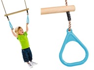 Gymnastická hojdačka Trapeze pre deti JF modrá