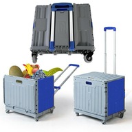 skladací prepravný vozík na batožinu a nákupy, 65 kg