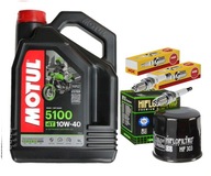 SADA OLEJOV MOTUL 5100 10W40 4L HF303 DR8ESx2 KAWASAKI EN500 90-93 SADA OLEJOV MOTUL 5100 10W40 4L HF303 DR8ESx2 KAWASAKI EN500 90-93