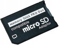 ADAPTÉR KARTY micro-SD MS Pro-Duo PAMĚŤOVÁ TYČ PSP