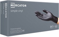 Vinylové rukavice bez púdru Jednoduché vinylové 100x M Vinylové rukavice bez púdru Jednoduché vinylové 100x M