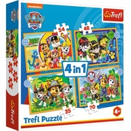 4v1 Puzzle Holiday Paw Patrol 34395 Trefl 4v1 Puzzle Holiday Paw Patrol 34395 Trefl