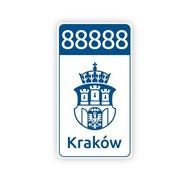 MAGNET Kraków SIDE NUMBER pre taxíky