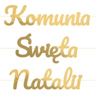 Garland Sväté prijímanie Banner Dekorácia s menom Garland Sväté prijímanie Banner Dekorácia s menom