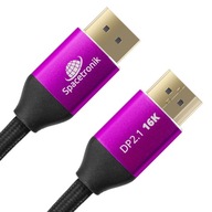 Kábel DisplayPort 2.1 CU SPX010 1m 16K pri 60Hz 54Gbps