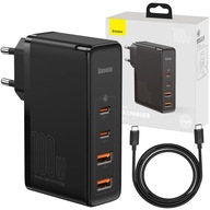 BASEUS NABÍJAČKA GaN USB C 100W 5A QC 4 PD + Kábl BASEUS NABÍJAČKA GaN USB C 100W 5A QC 4 PD + Kábl