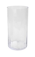 Wrześniak sklenená váza fľaša rovný zvislý valec h-30cm fi-15cm pruhy