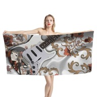 osuška do kúpeľa 3D Retro gitarová hudba d osuška do kúpeľa 3D Retro gitarová hudba d