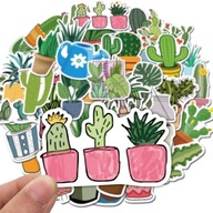 CACTI MIX VODEODOLNÉ NÁLEPKY SET 50 ks CACTI MIX VODEODOLNÉ NÁLEPKY SET 50 ks