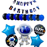 GARLAND Všetko najlepšie k narodeninám BALÓNY VESMÍRNY banner PARTY GARLAND Všetko najlepšie k narodeninám BALÓNY VESMÍRNY banner PARTY