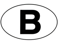 NÁLEPKA TETOVACÍ ODZNAK NA AUTO BELGICKO 16 x 10,5 cm 1/02452 NÁLEPKA TETOVACÍ ODZNAK NA AUTO BELGICKO 16 x 10,5 cm 1/02452