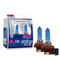PowerTec Xenon Cool Blue H8 PGJ19-1 35W 12V DUO