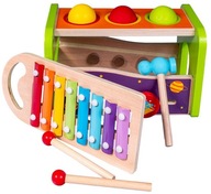 SMILY PLAY Drevená udieračka na cimbalové guľôčky SMILY PLAY Drevená udieračka na cimbalové guľôčky