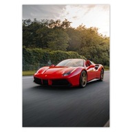 Plagáty 50x70 Červené Ferrari Road Plagáty 50x70 Červené Ferrari Road