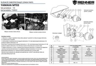 CRASH PADY RENNER YAMAHA MT03 kód: T10422 CRASH PADY RENNER YAMAHA MT03 kód: T10422