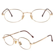 STRIEBORNÉ STRIEBORNÉ OKULIARE ZLATÉ KOVOVÉ OVÁLY LENONKI VINTAGE OKULIARE STRIEBORNÉ STRIEBORNÉ OKULIARE ZLATÉ KOVOVÉ OVÁLY LENONKI VINTAGE OKULIARE