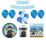 Sada bannerov LEGO City Balloons Narodeniny 1.-9
